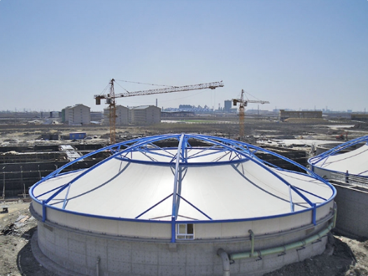 铜川市污水池加盖膜结构景观 - 一站式服务